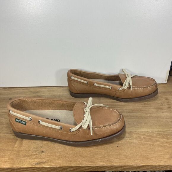 Eastland Casual Shoes Women's Yarmouth Camp Moc Leather Slip On Boat size 7.5 - Picture 4 of 12